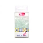Мозаечни плочки MosaixSoft, стъкло, 10x10x4 mm, 200 бр., прозрачни