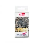 Мозаечни плочки MosaixPur, 10x10x4 mm, 200 бр., тъмнокафяви/бели