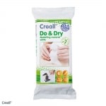 Глина за моделиране CREALL Do+Dry, 1000 g,бяла