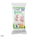 Глина за моделиране CREALL Do+Dry, 500 g,бяла