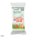 Глина за моделиране CREALL Do+Dry, 500 g,сиво