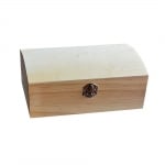 Дървена кутия, 22 x 14 x 9 cm, натуралнa