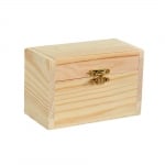 Дървена кутия, 12 x 7 x 7,5 cm, натурална