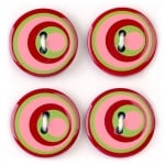 Мини конфети,кръгове, 21 mm, 6бр., разноцветни