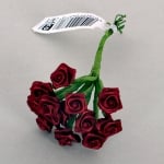 Роза, Dior rose, ø 15 mm, бордо