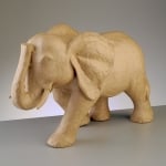 Фигура от папиемаше, слон, 50 x 21 x 32.5 cm