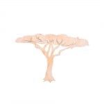 Деко фигурка африканско младо дърво, дърво, 40 mm