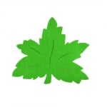 Деко фигурка лозов лист, Filz, 120 mm, зелен