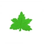 Деко фигурка лозов лист, Filz, 50 mm, зелен