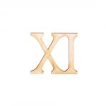 Деко фигурка римска цифра "XI", дърво, 28 mm