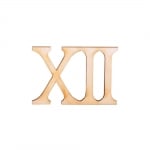 Деко фигурка римска цифра "XII", дърво, 19 mm