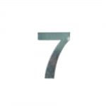 Декоративен символ RicoDesign, "7", SILVER, 32/22 mm