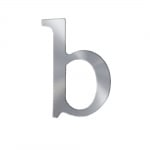 Декоративен символ RicoDesign, "b", SILVER, 32/23 mm