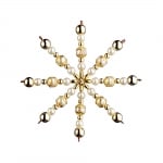 Креативен комплект за направата на звезда от перли, Ø 15 cm, 1 брой, златни/ многоцветни