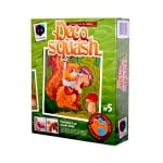 Креативен комплект рисунка с пластелин Deco squash, «Small squirel»