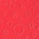 Преге картон, звезди, 220 g/m2, 50 x 70 cm, 1л, червен
