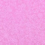 Хартия ръчна памучна, 50 g/m2, 50 x 70 cm, 1 л., розов с релефни цветя