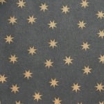 Цветна хартия, 130 g/m2, 50 x 69 cm, 1л,черна със златни звезди
