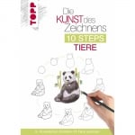 Книга на немски език TOPP, Die Kunst des Zeichnens 10 Steps - Tiere, 128 стр.