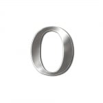 Декоративен символ RicoDesign, "o", SILVER, 24/24 mm