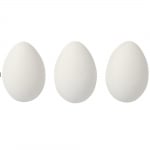 Яйце от пластмаса гладко, H 60 mm, бяла