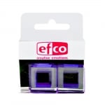 Бижу Acryl Duo, квадрат, 4 / 22 mm, 5 броя, прозрачни с лилав оттенък