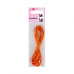 Восъчно памучен шнур, ф 1 mm / 6 m, оранжев