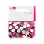 Декоративни камъчета, Acryl facettiert, два отвора, 10 mm, 100 бр., розови