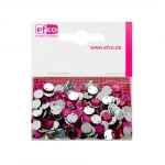Декоративни камъчета, Acryl facettiert, два отвора, 8 mm, 150 бр., розови