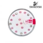 Кристали Swarovski Chatons, ф 3 mm, 20 бр., роза
