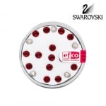 Кристали Swarovski Chatons, ф 4 mm, 20 бр., сиам