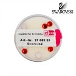 Кристали Swarovski, едностранно плоски, ф 5 mm, 10 бр., светъл Сиам