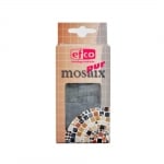 Мозаечни плочки MosaixPur, 20x20x4 mm, 45 бр., тъмнозелени