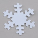 Пайети, Snowflakes, 15 mm, ~ 1000 бр., снежинки