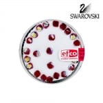 Перла многостенна Swarovski, 4 mm, 25 бр., сиам - АВ