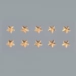 Самозалепващи кристали, Stern, звезда, 4, 5, 6, 8 mm, 56 бр., светъл топаз