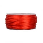 Сплетен шнур, сатен, 2 mm, 50 м. ролка, червен, опаковка 50