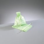 Торбичка от органза, 7,5 x 10 cm, светлозелено