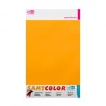 Цветен лист за декоративна щампа, SAMTCOLOR, 250 x 200 mm, 1 бр., златостожълт