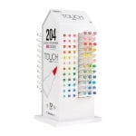 Дисплей за маркери TOUCH TWIN BRUSH, 72 цвята, 191 x 155 x 390 mm, празен