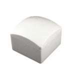 Кутия квадратна издута от стиропор, бял, 130 x 130 mm