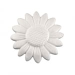 Слънчоглед от стиропор, бял, Ф 300 mm
