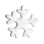 Снежинка от стиропор, бял, 55 mm