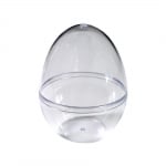 Яйце от пластмаса, H 90 mm, прозрачна