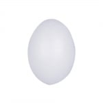 Яйце от стиропор, бял, H 120 mm