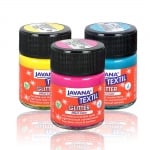 Текстилна боя Glitter JAVANA, 50 ml /за светла и тъмна основа/