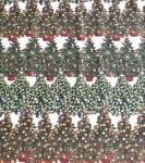 Декупажна хартия с мотиви, 40 g/m2, 50 x 70 cm, 1л, Коледни дръвчета
