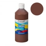 Гланцова боя CREALL Gloss, 500 ml, кафява