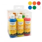 Комплект боички за рисуване с ръце CREALL, 6 цвята х 80 ml