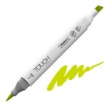 Маркер TOUCH TWIN BRUSH, GY48, Yellow Green